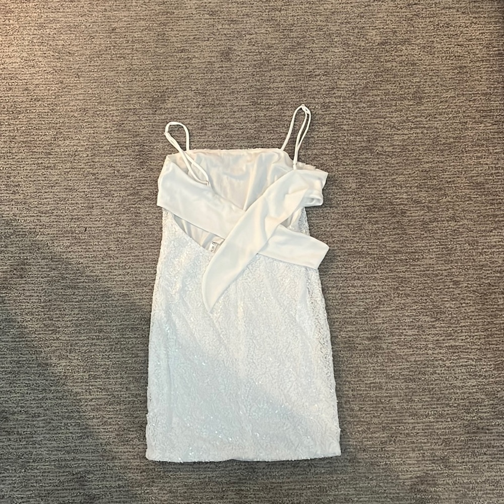 Lucy in the sky Empress White Sequin Dress